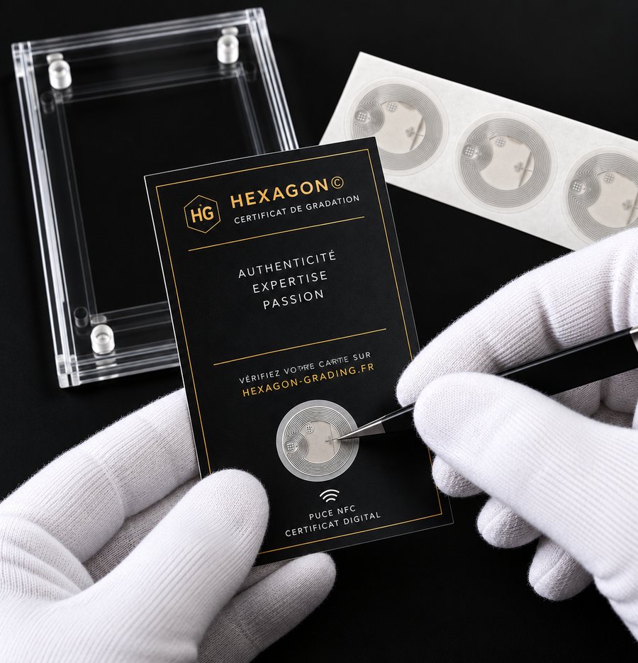 Encodage de la puce NFC sur le certificat Hexagon